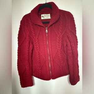 Buffalo imports and Trading Co  Red Knit Jacket